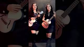 Arabic Kuthu X Param Sundari  Crossover  Antara Ankita  NandySisters ukulele Short [upl. by Nalyac]