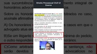 Questão 54 do 42 Exame da OAB shorts [upl. by Bengt]