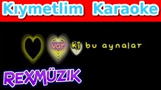 Kıymetlim  Mustafa Ceceli  İrem Derici  Karaoke Lyrics [upl. by Filmer431]