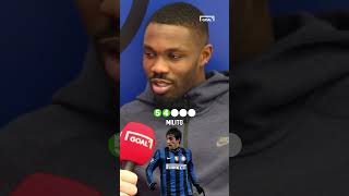 Marcus Thuram forgot himself in the 54321 football quiz 😭 inter football soccer calcio [upl. by Pesvoh]