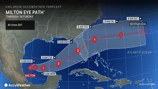 Hurricane Milton expected to make landfall on Florida October 9 2024 following Helene [upl. by Nednarb228]