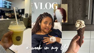 weeklyvlog  Got an Ear Surgery Lets treat my wigs  grocery shopping amp more  surgery vlog [upl. by Esinyl719]