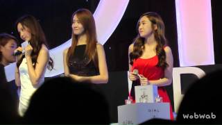 131021 YoonSicHyun smelling perfume cut GIRL Thanks Party in Thailand part1 fancam by wobwab [upl. by Atem]