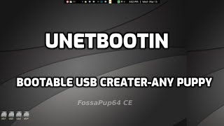 unetbootin  create bootable usb installer for any puppylinux [upl. by Sudderth]