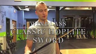 Windlass Classic Hoplite Sword  Review  Kult of Athena [upl. by Shlomo955]