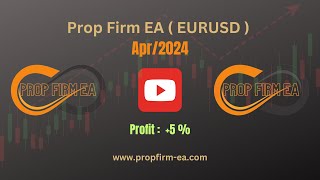 Prop Firm EA EURUSD Apr2024 [upl. by Yrrep]