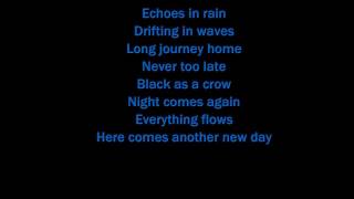 Enya  Echoes In Rain Lyrics Nightcore version HQ [upl. by Aihsotan796]