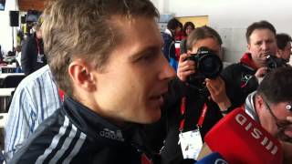 Biathlon Interview mit Andi Birnbacher 08022012 [upl. by Arimihc]