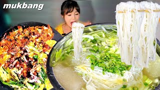 비오는 날 전참시 오이냉국수 오징어 듬뿍 해물파전 김치전 먹방 Cold Cucumber Noodles Haemulpajeon kimchijeon MUKBANG EATINGSHOW [upl. by Entruoc]