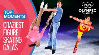 Top 10 Craziest Figure Skating Gala Performances  Top Moments [upl. by Eba]