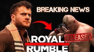 MJF in WWE Royal Rumble 2024 Brock Lesnar Released 💔 [upl. by Aliahs]