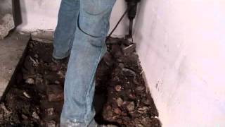 BASEMENT SUMP PUMP FRENCH DRAIN INSTALL [upl. by Ardnak789]