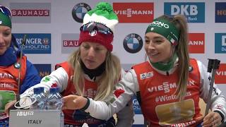 HOC18 Womens Relay Press Conference [upl. by Norret]