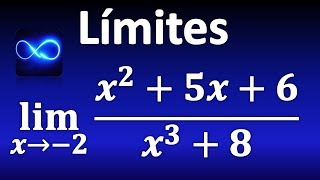 22 Límite con indeterminación 00 suma de cubos y trinomio [upl. by Atoel274]