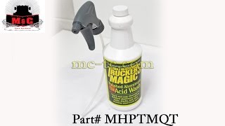 Mule Head Brand 1 Qt Truckers Magic Polished Aluminum Acid Wash MHPTMQT [upl. by Ronica]