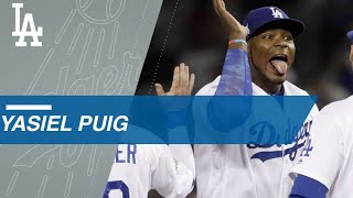 Yasiel Puigs 2017 Postseason [upl. by Moberg]