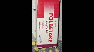 Folbetake Ne İçin kullanılır  Folbetake Folbetake 5mg Tablet Kullanımı Folbetake 5 mg [upl. by Nettle84]