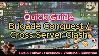 Draconia Saga Quick Guide on Brigade Conquest  Cross Server Clash GVG and Server VS Server [upl. by Anitniuq]