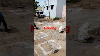 Buliding Marking on Site tamil construction site civil civilengineering [upl. by Schear]