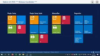 Nebim V3 POS Peşin Satış Ekranı [upl. by Aileme]