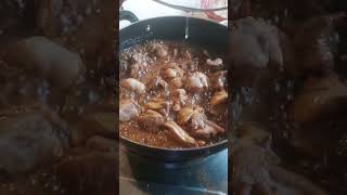 porkampchicken adobo lutongbhay filipinofood short [upl. by Eelime852]