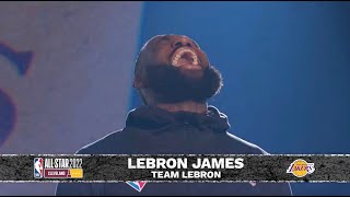 LeBron James AllStar Intro In Cleveland  Team LeBron FULL INTRO [upl. by Seugirdor]