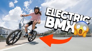 CITY SHRED ON THE ELECTRIC PROJECT BMX [upl. by Jacquet]