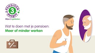 Pensioen3daagse  Meer of minder werken [upl. by Jennilee]