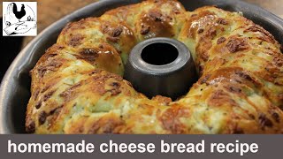 homemade cheese bread recipe [upl. by Ajssatan]