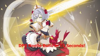 DPS Noelle C0 Build in 10 Seconds SupportC6 Build in Description  Genshin Impact shorts [upl. by Persons]