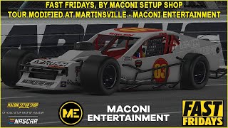 Fast Fridays Presented by Maconi Setup Shop Tour Modifieds at Martinsville  Maconi Entertainment [upl. by Saucy]