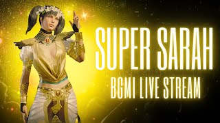 Road to 5k subscribers  Play BGMI with Sarah  Join with Teamcode bgmi live supersarah [upl. by Adnawahs]