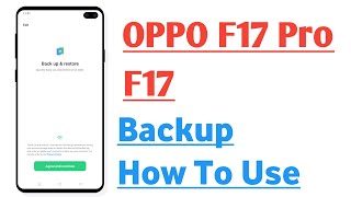 OPPO F17 F17 Pro Backup Setting [upl. by Ednihek27]