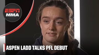 Aspen Ladd previews PFL featherweight debut vs Julia Budd  ESPN MMA [upl. by Einnod597]