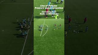 Presssing and intervention FootballSoccer Drill  Four Defense Chain  U10 U11 U12 U13 U14 [upl. by Timms]