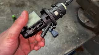 VW Scirocco Clutch Master Cylinder Replacement How To DIY  Golf Audi A3 A4 A5 Seat Leon Exeo Skoda [upl. by Stephana843]