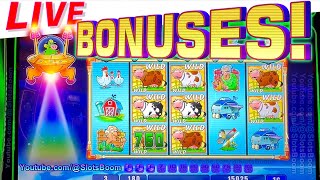 BONUS TIMES JACKPOT ABDUCTION INVADERS ATTACK FROM THE PLANET MOOLAH  CASINO SLOTS [upl. by Ezri]