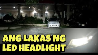 ORION H4 LED HEADLIGHT TEST  SOBRANG LIWANAG [upl. by Good]