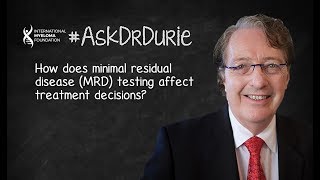 How does minimal residual disease MRD testing affect treatment decisions [upl. by Bartholemy]