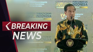 BREAKING NEWS  Presiden Jokowi Sri Mulyani amp Airlangga Hadiri Outlook Perekonomian Indonesia 2024 [upl. by Venn]