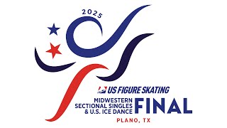 Novice Men Free Skate  2025 Midwestern Sectional Singles Final [upl. by Aisyla]