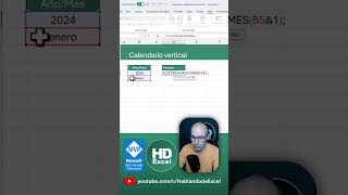 ✅CALENDARIO VERTICAL PERPETUO EN excel [upl. by Jarek76]