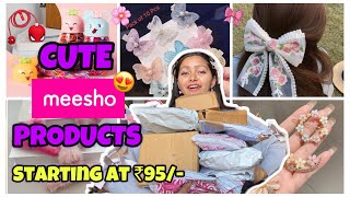 MEESHO CUTE RANDOM FINDS😍  Starting at ₹95 only😱  Meesho Haul  meeshoapp [upl. by Nnayt]