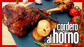 😋 CORDERO AL HORNO ► Cómo Hacer Pierna de Cordero Asada [upl. by Krum]