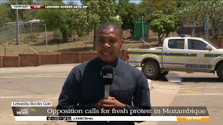 Fresh protests taking place in Mozambique [upl. by Retluoc]