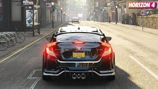 Forza Horizon 4  Honda Civic Type R 2018  Gameplay [upl. by Garwood962]