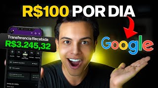 RECEBA 15 A CADA 20 MINUTOS USANDO O GOOGLE PELO CELULAR 100DIA Dinheiro online 2024 [upl. by Fondea]