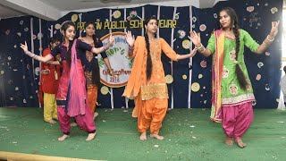 Punjabi Dance By 11th Class Girls On Teachers Day Celebration2018 [upl. by Eahc]