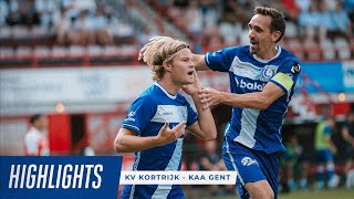 🎬 KV Kortrijk  KAA Gent 01 MD 1 JPL [upl. by Ronile804]