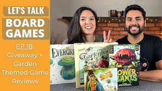 Lets Talk Board Games 18  Conquest Princess GardenThemed Games  GIVEAWAY [upl. by Asilej]